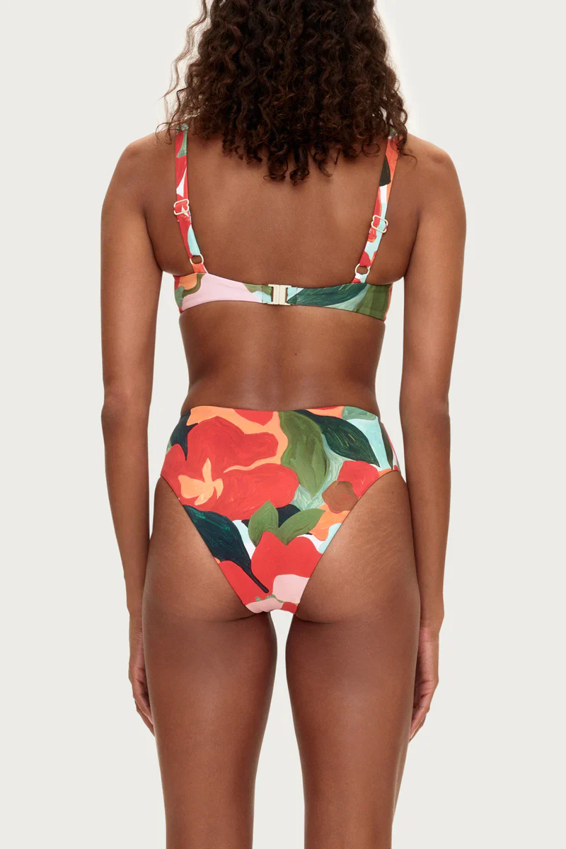 Bra Cup Top - Red Floral - Image 3