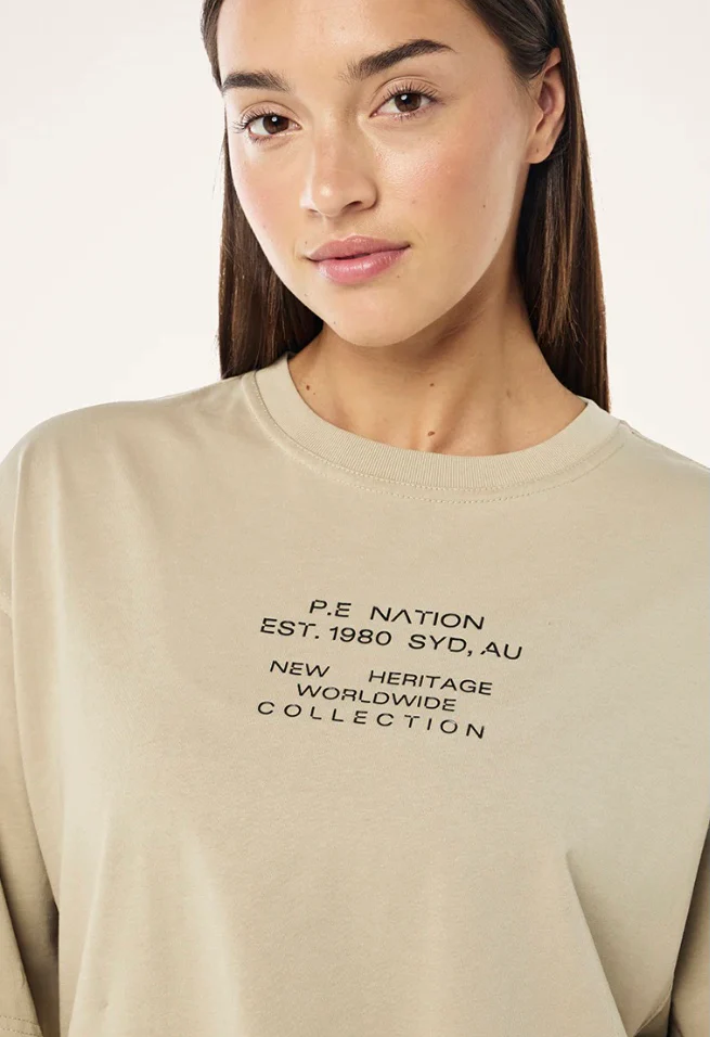 Lamont Tee - Washed Biscuit - Image 2