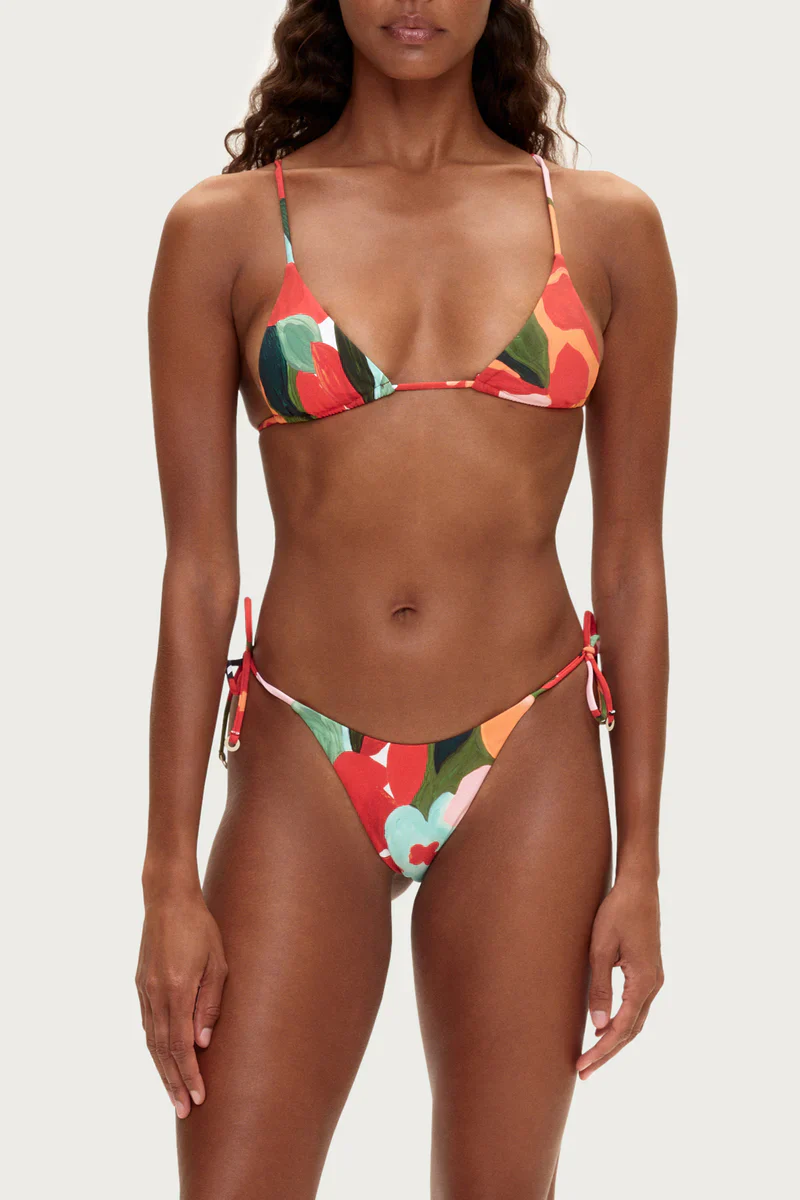 Retro Tie Brief - Red Floral - Image 4
