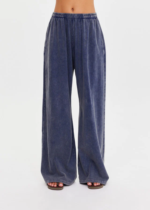 Soho Tokio Wide Leg Pant - Denim - Image 3